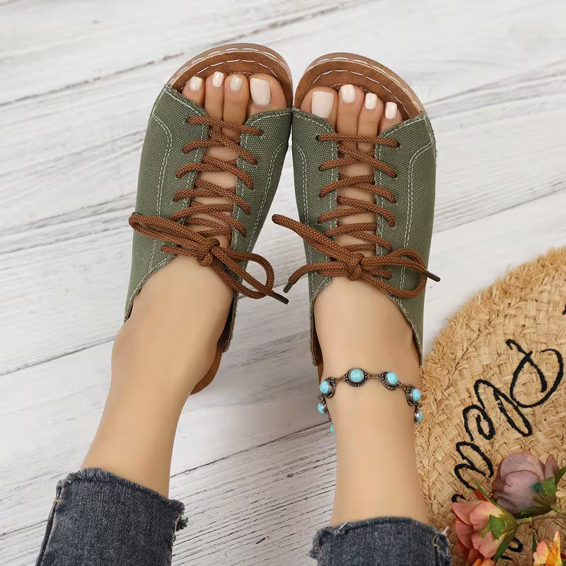 Oasi Lace-Up Sandals