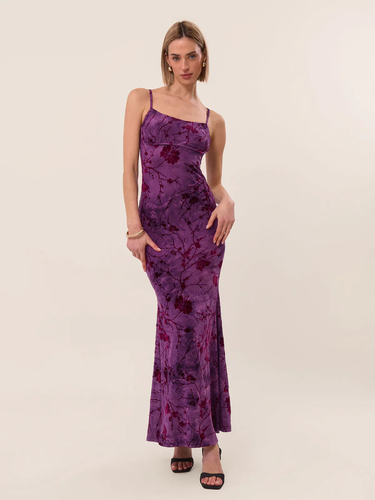 Dolores • Vestido Maxi Floral Con Tirantes