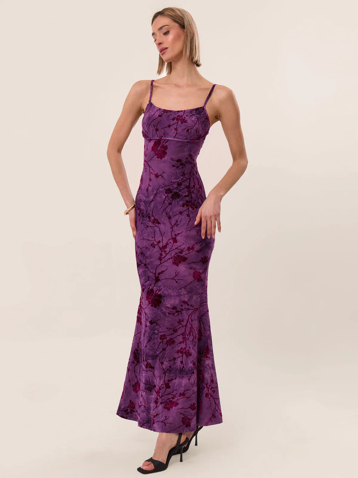 Dolores • Vestido Maxi Floral Con Tirantes