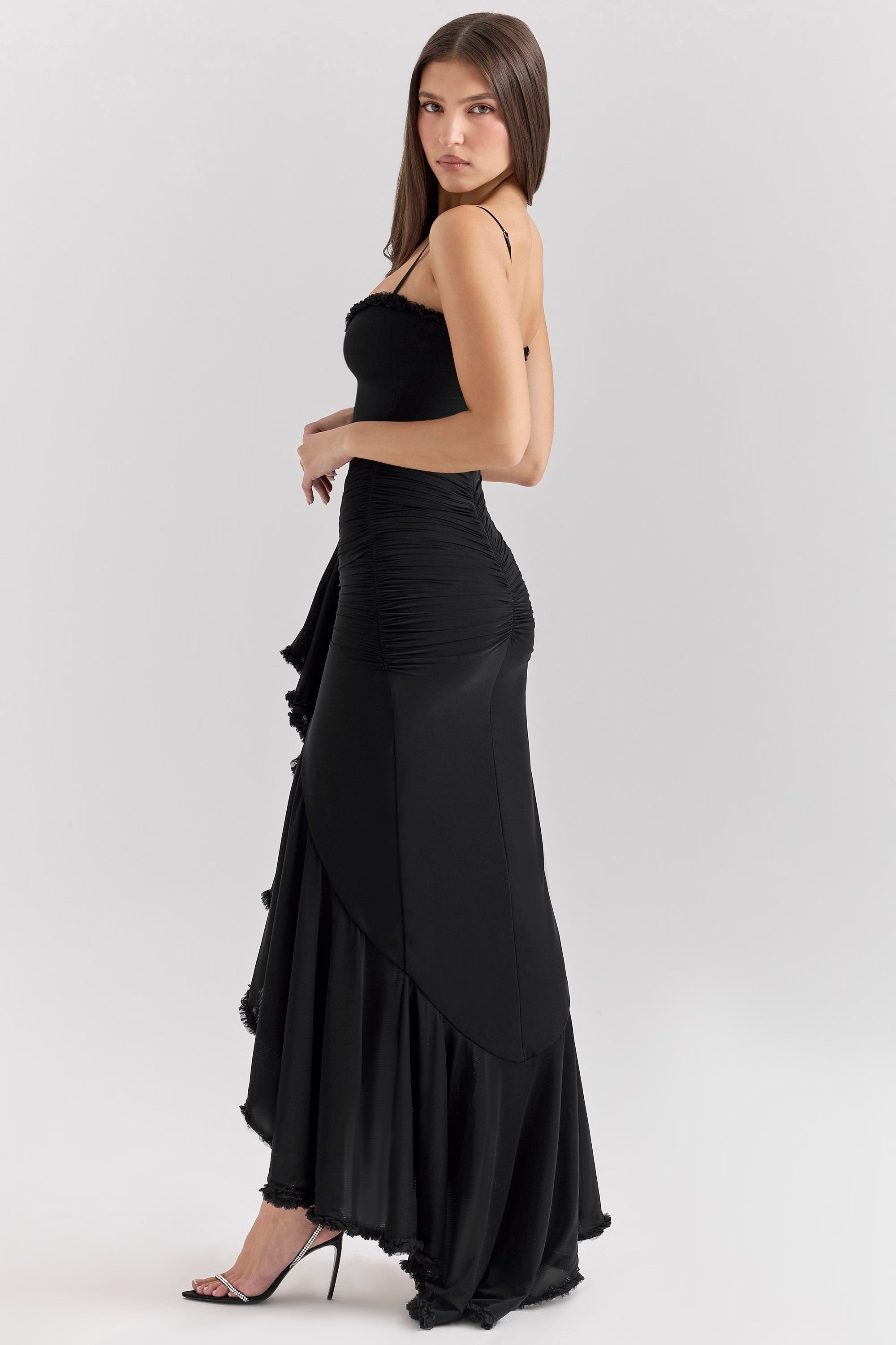 Gabbi • Vestido Maxi con Volantes