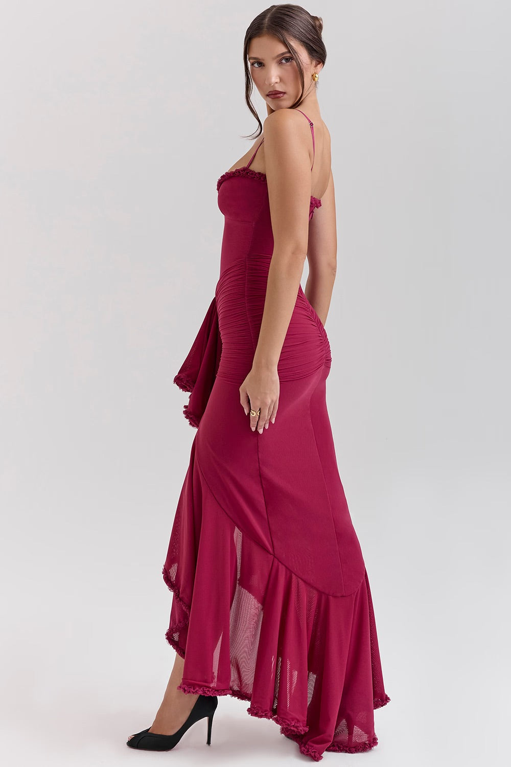 Gabbi • Vestido Maxi con Volantes