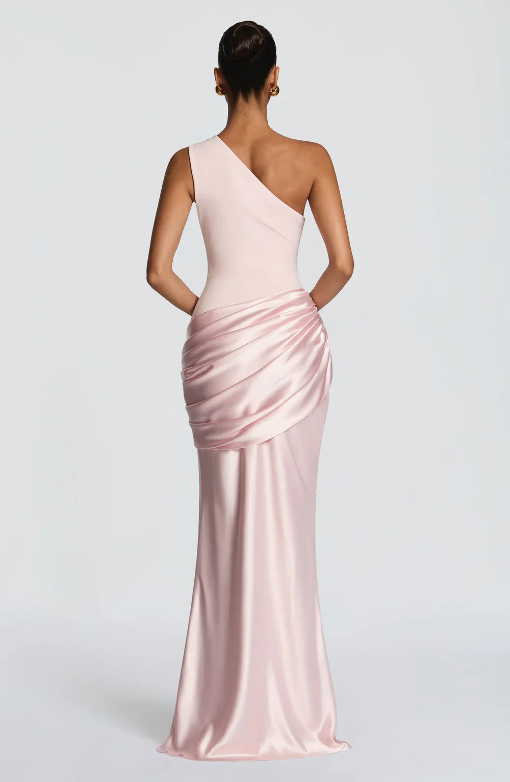 Seraphina • Vestido Maxi de Un Solo Hombro Esculpido