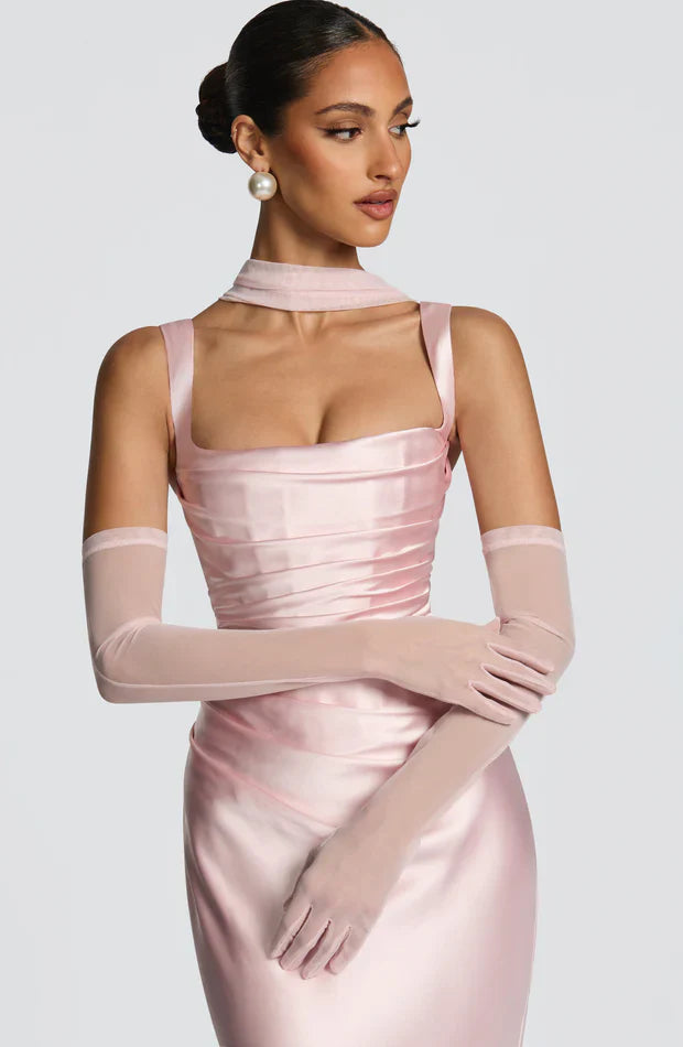 Calanthe • Vestido Satinado Maxi