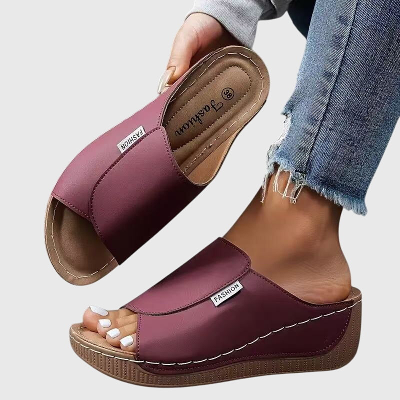 Sandali Ortopedici Eleganti da Donna | Aderenza Antiscivolo e Plantare con Supporto per l’Arco