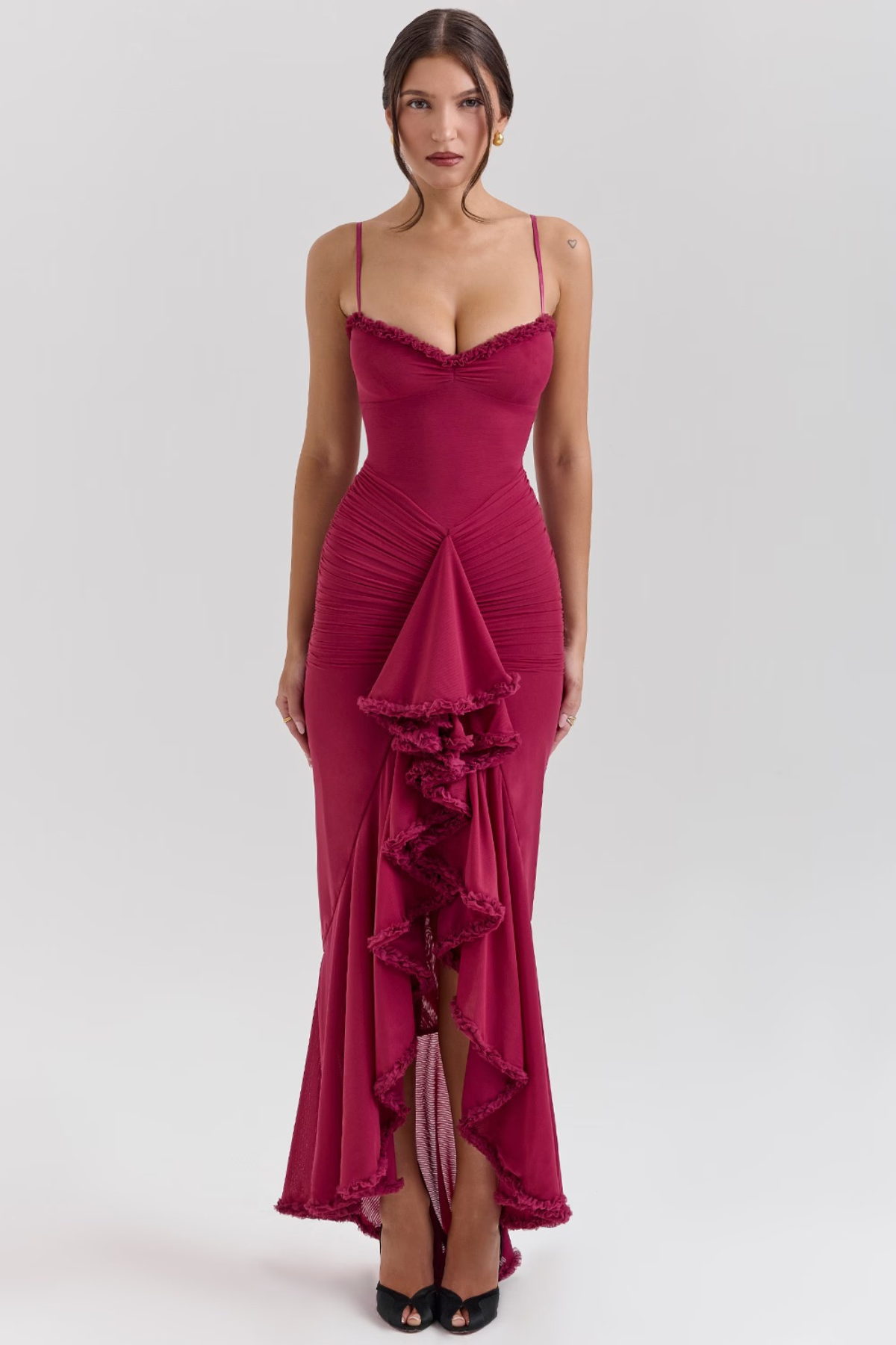 Gabbi • Vestido Maxi con Volantes