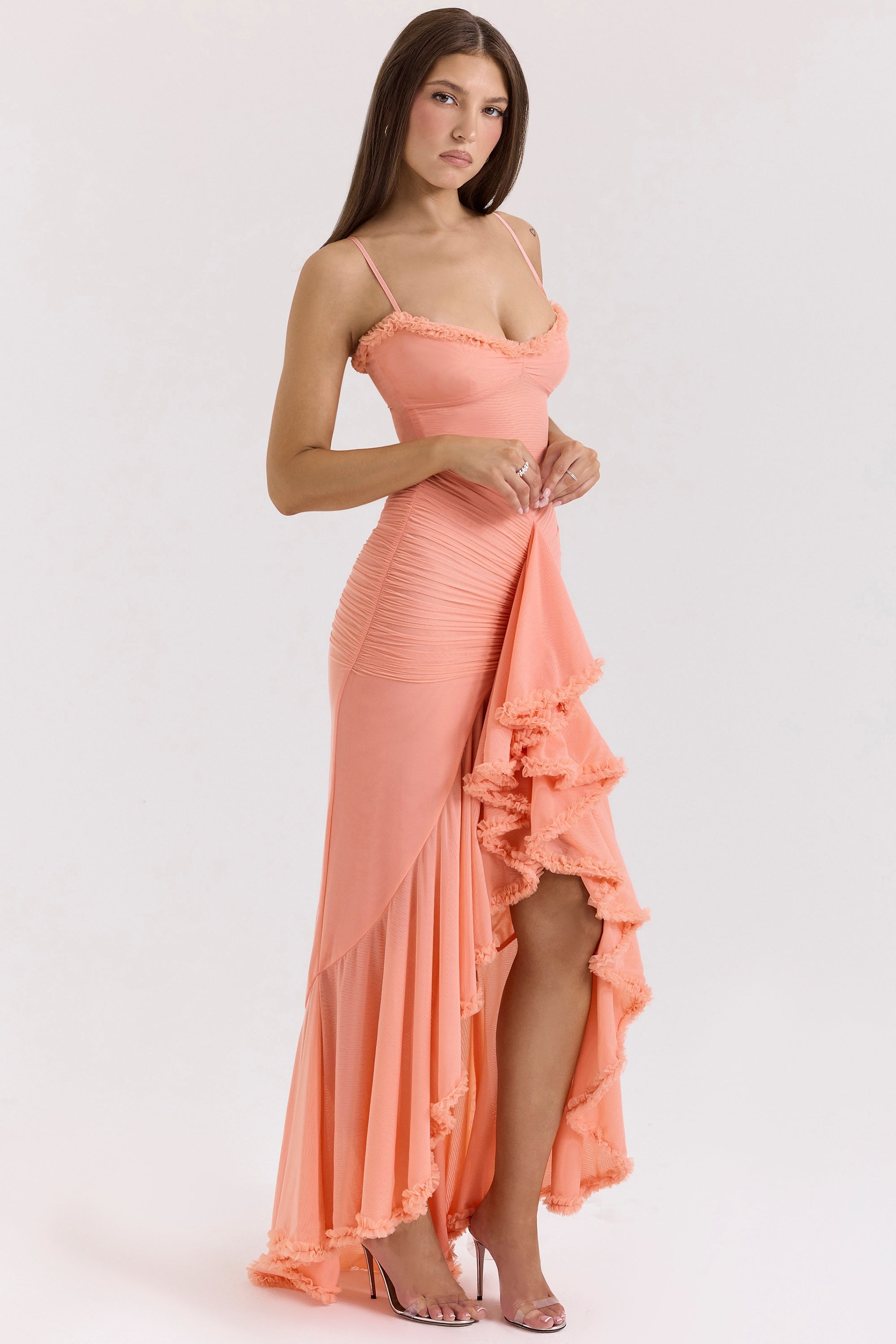 Gabbi • Vestido Maxi con Volantes