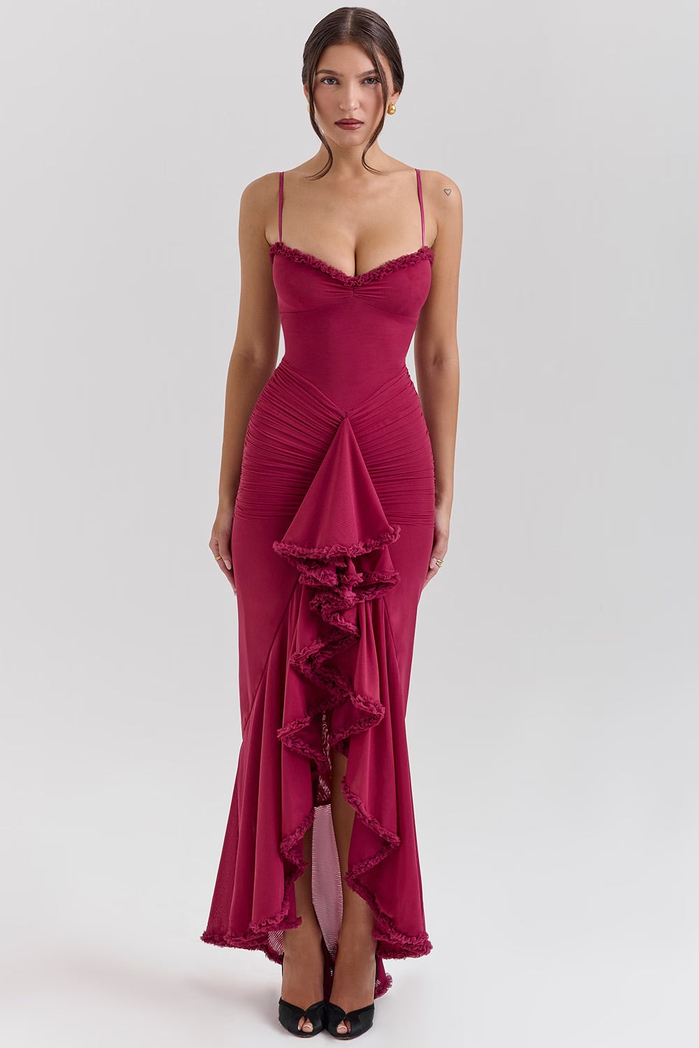 Gabbi • Vestido Maxi con Volantes