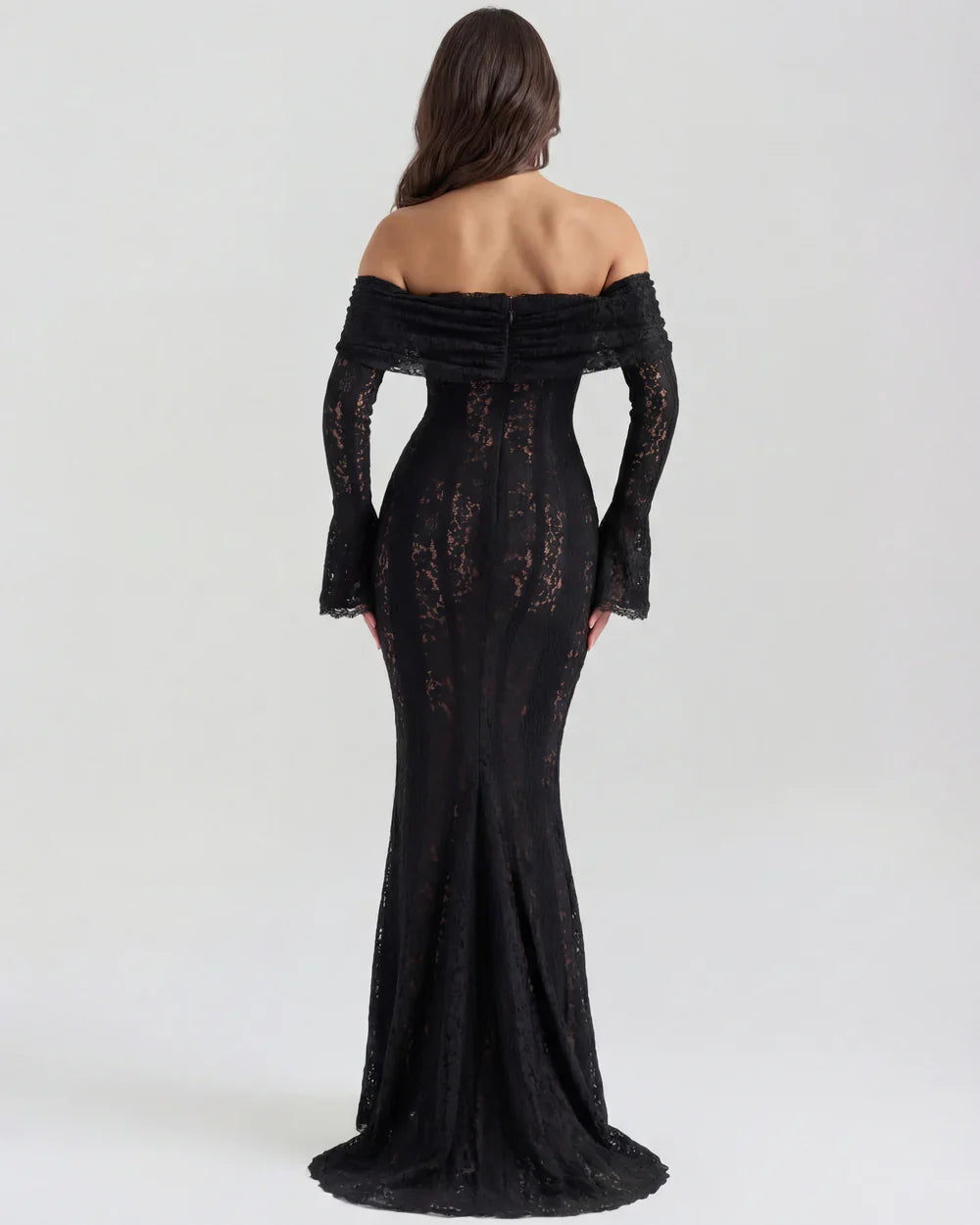 Josefina • Vestido Maxi de Encaje Off Shoulder