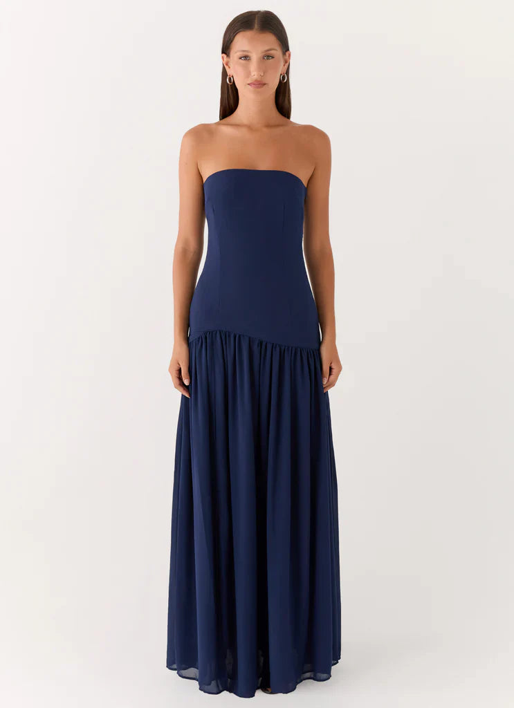 Penélope • Vestido Maxi Sin Tirantes